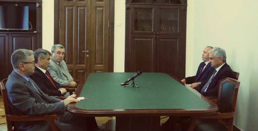 ოკუპირებული აფხაზეთის დეფაქტო ლიდერი რუსეთის უშიშროების საბჭოს ესტუმრა