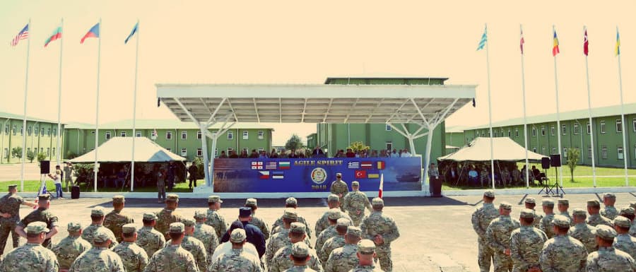 სენაკში მეორე ქვეითი ბრიგადის სამხედრო ბაზაზე “Agile Spirit 2018” დაიწყო