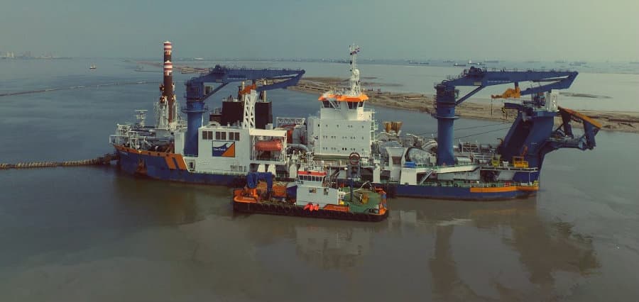 ანაკლიაში, პორტის საზღვაო სამუშაოები დაიწყო