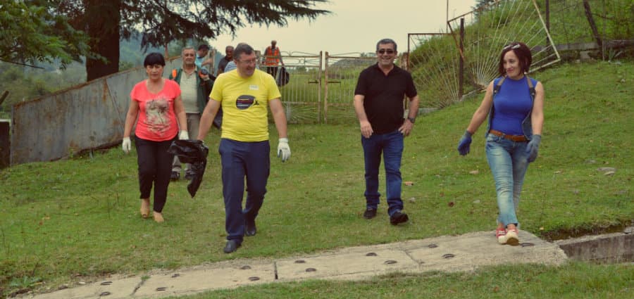 ჩხოროწყუს მუნიციპალიტეტში მასშტაბური დასუფთავების აქცია გაიმართა