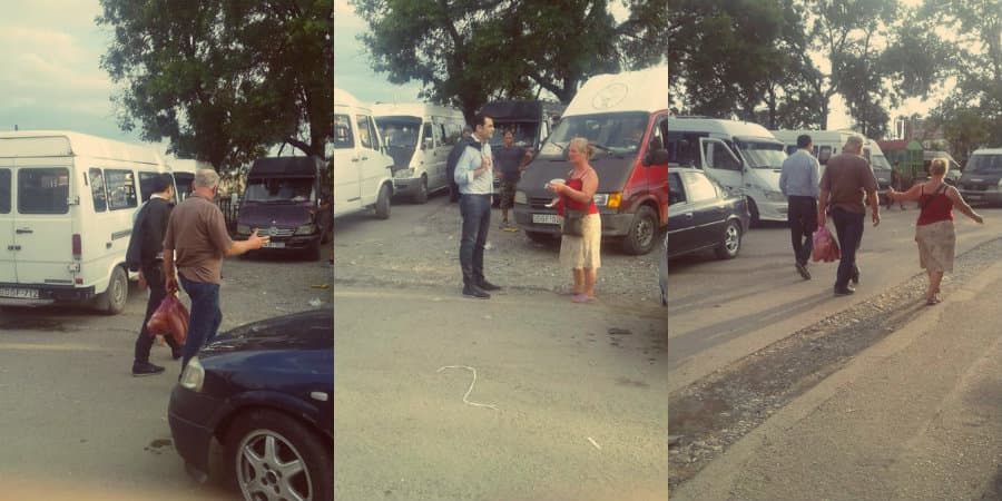 სამეგრელოს გუბერნატორი ზუგდიდის ქუჩებში ადგილობრივების პრობლემებს ეცნობა (დღის ფოტო)