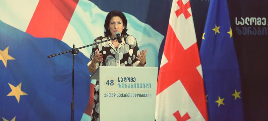 სალომე ზურაბიშვილი რეგიონებში მოსახლეობასთან წინასაარჩევნო შეხვედრებს განაგრძობს