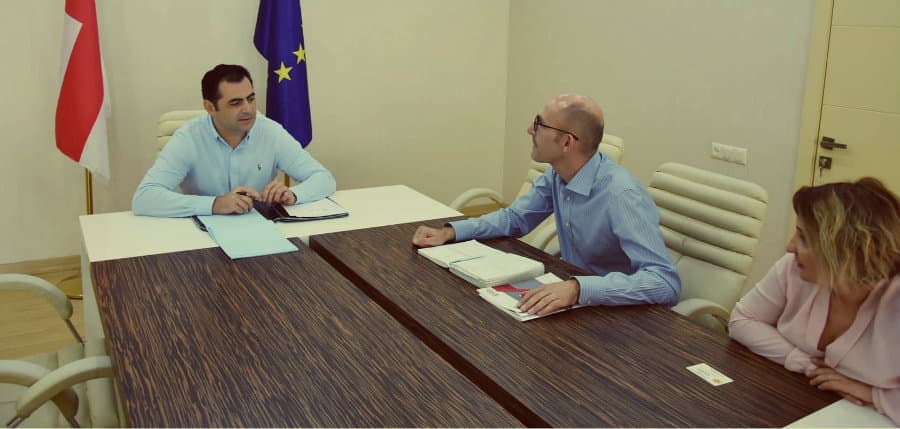 ალექსანდრე მოწერელია “ლტოლვილთა დანიის საბჭოს” (DRC) საქართველოს წარმომადგენლობის დირექტორს შეხვდა