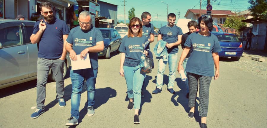 ზურაბიშვილის ზუგდიდის საარჩევნო შტაბი აქტიური კამპანიის ფარგლებში 100-ზე მეტ შეხვედრას გამართავს