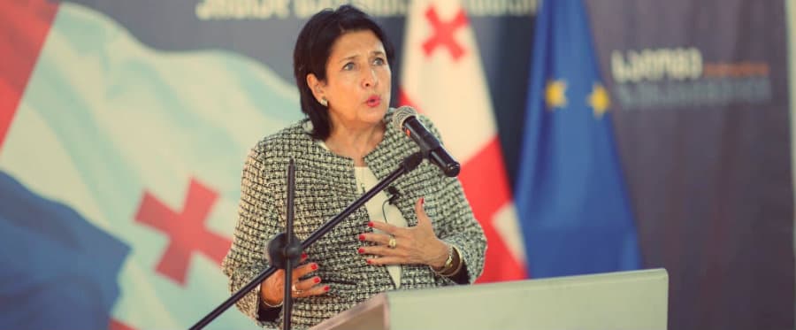 სალომე ზურაბიშვილი – დროა, გადავიდეთ ევროპულ ფორმატზე, რაც გულისხმობს, რომ საარჩევნო პლაკატებისთვის იყოს სპეციალური ადგილები