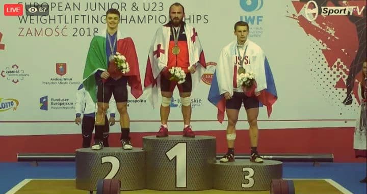 ევროპის ჩემპიონატზე ზუგდიდელმა გოგა ჩხეიძემ 1 ვერცხლისა და 2 ოქროს მედალი მოიპოვა