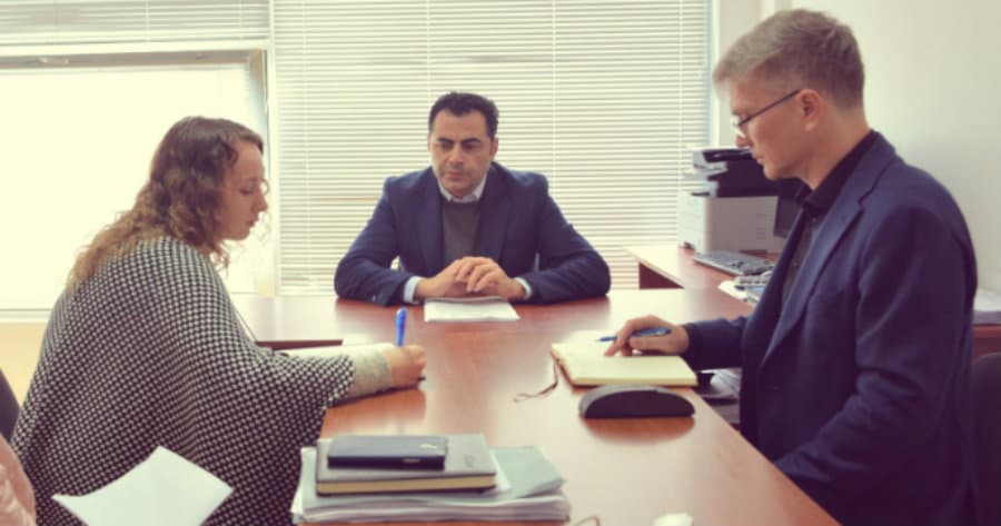 ალექსანდრე მოწერელია ეუთოს წარმომადგენლებს შეხვდა