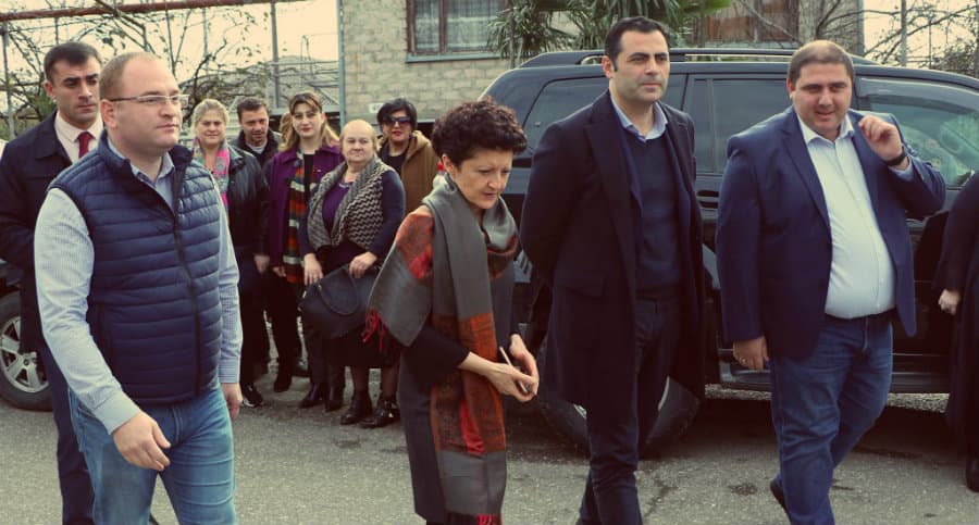 იუსტიციის მინისტრი თეა წულუკიანი სენაკს ესტუმრა