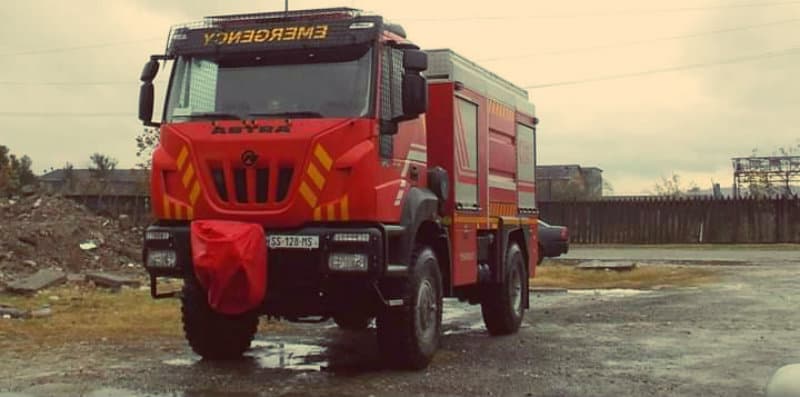 ჯვარის სახანძრო-სამაშველო სამსახურმა ახალი სახანძრო მანქანა „ივეკო ასტრა“მიიღო