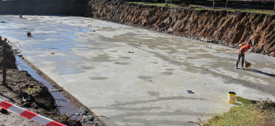 სოფელ ეწერში ახალი საჯარო სკოლის მშენებლობა აქტიურად მიმდინარეობს