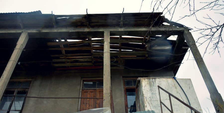 სამეგრელოში ძლიერი ქარით გამოწვეული ზარალის ძირითადი ოდენობა დათვლილია