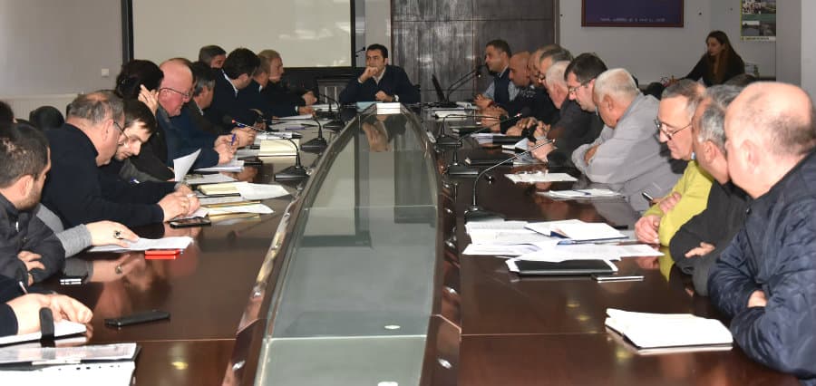 ალექსანდრე მოწერელიამ მერებთან 30 ნოემბერს მომხდარი სტიქიის სალიკვიდაციო სამუშაოების შესახებ შეხვედრა გამართა