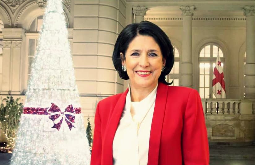 სალომე ზურაბიშვილმა მოსახლეობას ახალი წელი მიულოცა