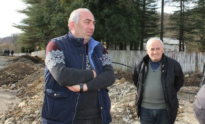 ბესიკ ფარცვანია – ფოცხო ეწერის მოსახლეობას წყლის მიწოდება ერთ საათში სრულად აღუდგება