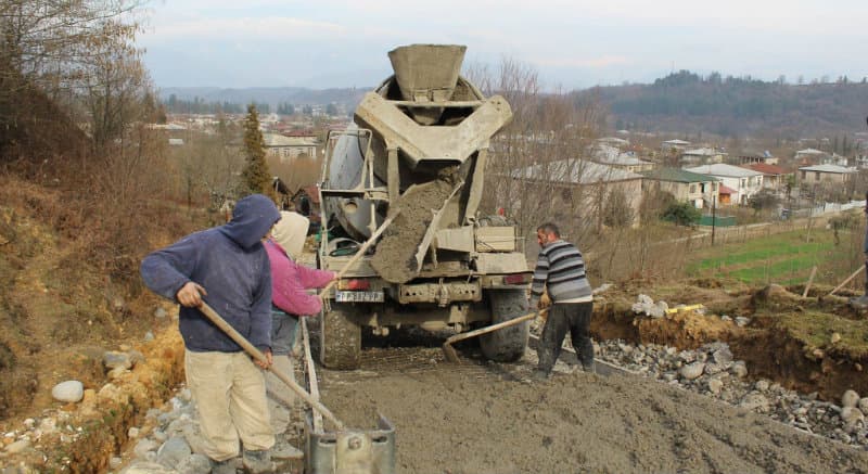წალენჯიხაში შიდა საუბნო გზის მოწყობა მიმდინარეობს