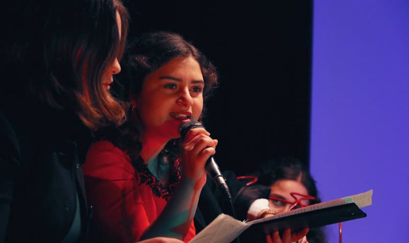 სენაკის კულტურის ცენტრში მხატვრული კითხვის კონკურსი გაიმართა