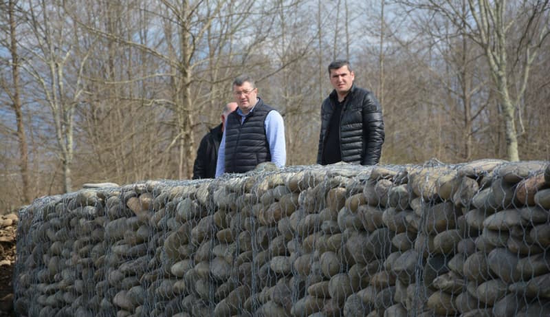 ჩხოროწყუს მერმა ხაბუმეში სტიქიის სალიკვიდაციო სამუშაოები დაათვალიერა