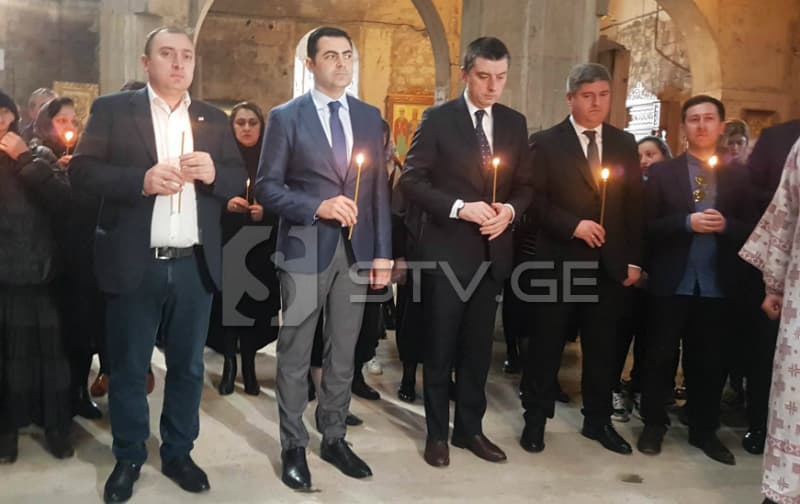 გიორგი გახარია ზვიად გამსახურდიას 80 წლის იუბილესთან დაკავშირებით ზუგდიდში იმყოფება