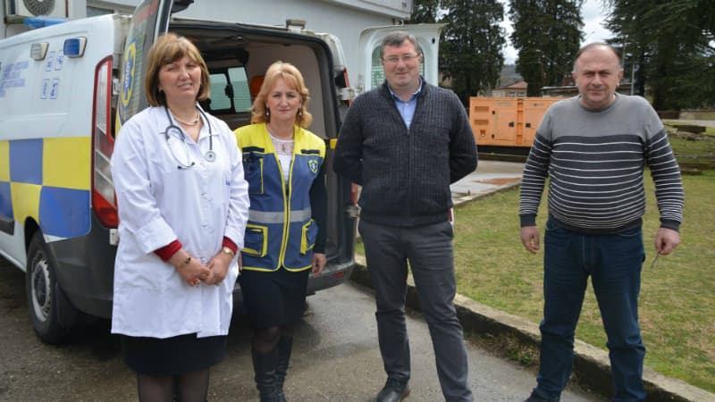 ჩხოროწყუს მერმა სასწრაფო – სამედიცინო სამსახურის ბრიგადის წევრებს მადლობა გადაუხადა