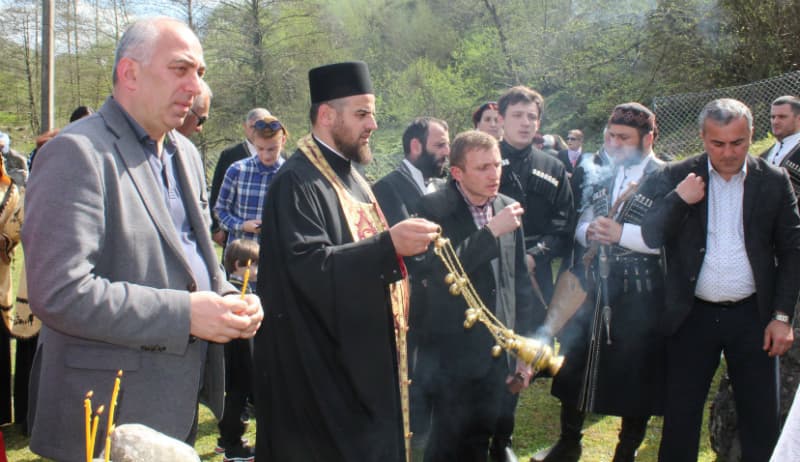 წალენჯიხის მუნიციპალიტეტში 9 აპრილს დაღუპულ გმირებს პატივი მიაგეს