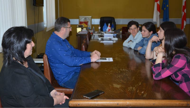 ჩხოროწყუს მერი პროექტ – ,,გააძლიერე ცვლილებებისათვის“ მონაწილეებს შეხვდა