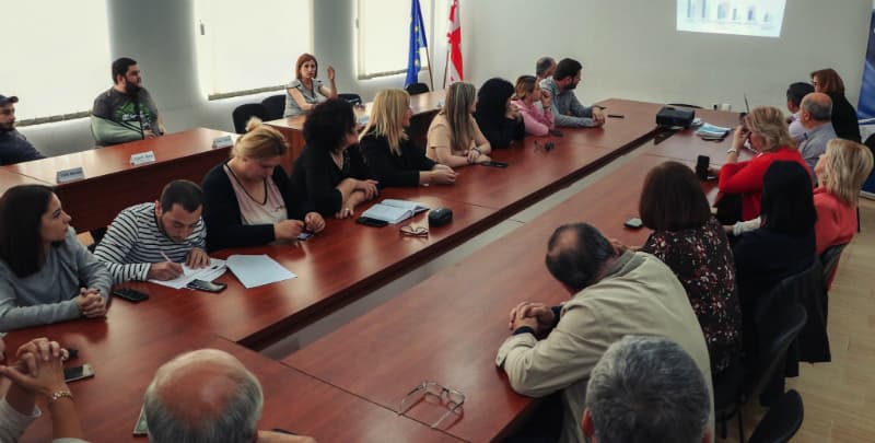 სენაკში, კვლევა-პროექტის „სამოქალაქო საზოგადოების განვითარების ინიციატივა“ ფარგლებში, პრეზენტაცია გაიმართა