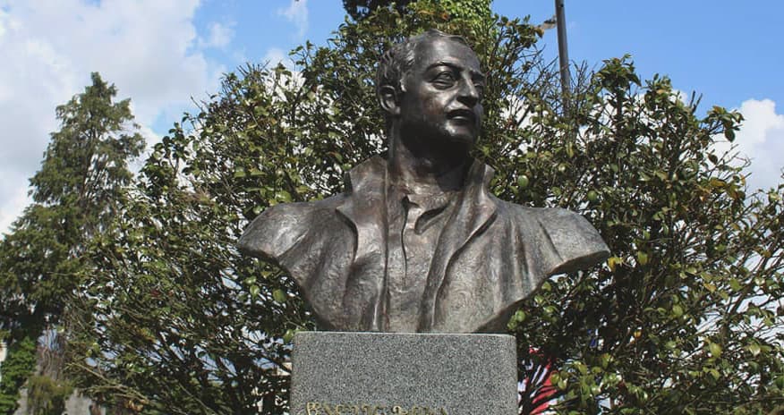 წალენჯიხაში ზვიად გამსახურდიას ბიუსტი გაიხსნა