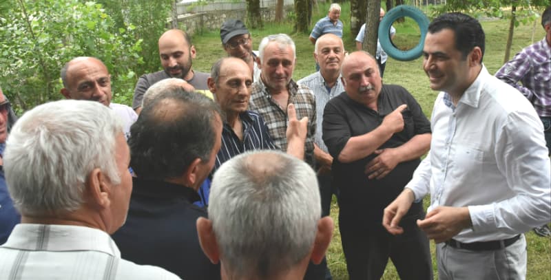 ალექსანდრე მოწერელიამ ჩხოროწყუს სოფლებში შეხვედრები გამართა