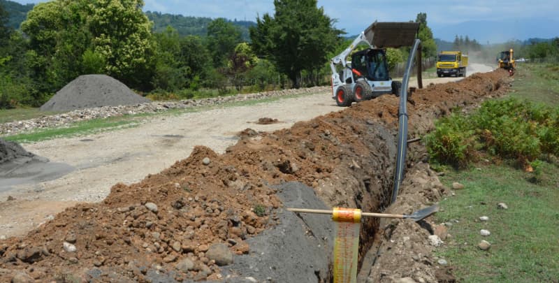 ჩხოროწყუში გაზიფიცირებასთან დაკავშირებული სამუშაოები აქტიურად მიმდინარეობს