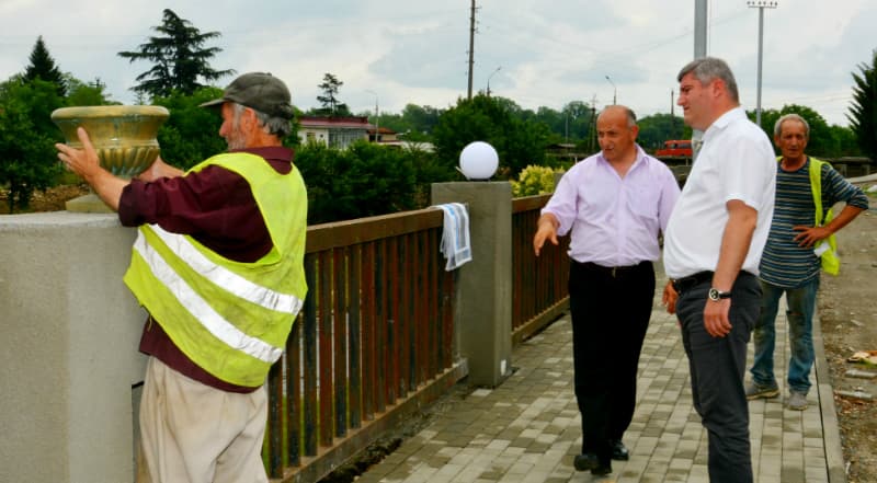 ზუგდიდში ინფრასტრუქტურული პროექტების განხორციელება აქტიურად მიმდინარეობს