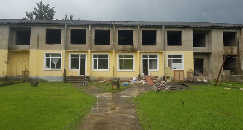 თორსა-დღვაბაში ბაღის რეაბილიტაცია მინდინარეობს