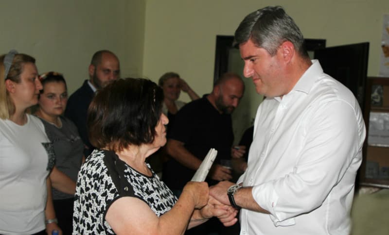 გიორგი შენგელია ჩხორიაში ადგილობრივებს შეხვდა