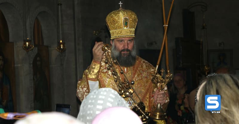 პატრიარქის მოსაყდრემ სენაკის საკათედრო ტაძარში წირვა აღავლინა