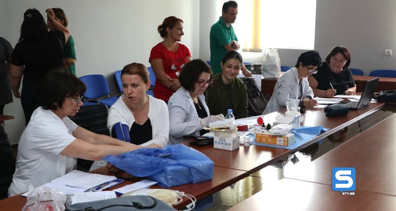 სენაკში სისხლის დონორთა აქცია გაიმართა