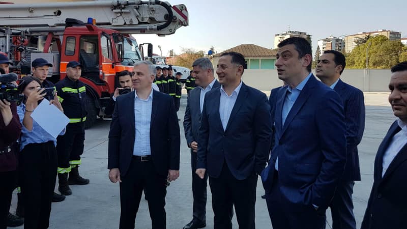 პრემიერ მინისტრმა სახანძრო-სამაშველო სამსახურის შენობა გახსნა