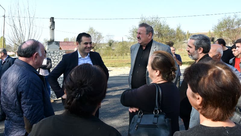 აბედათში საავტომობილო გზის პირველი ეტაპის სამუშაოები დასრულდა