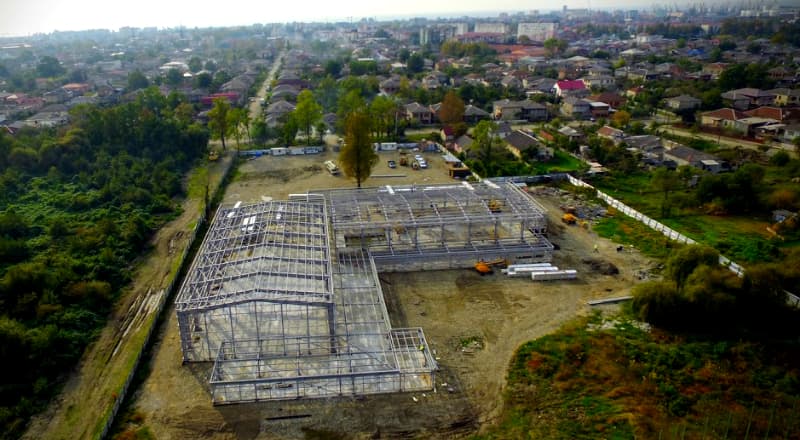 ფოთში სპორტული კომპლექსისა და საცურაო აუზის მშენებლობა მიმდინარეობს