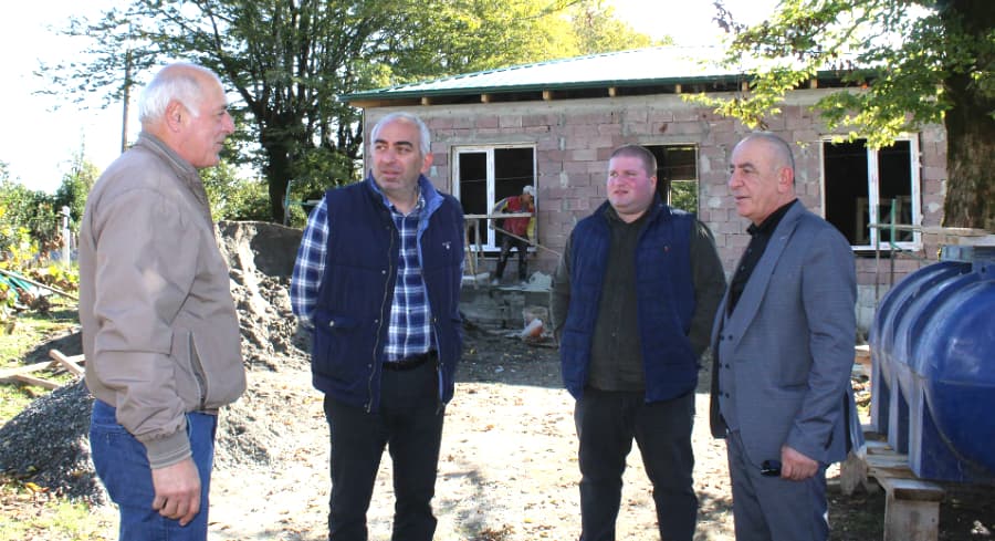 წალენჯიხაში მიმდინარე ინფრასტრუქტურული პროექტები ადგილობრივმა ხელისუფლებამ დაათვალიერა