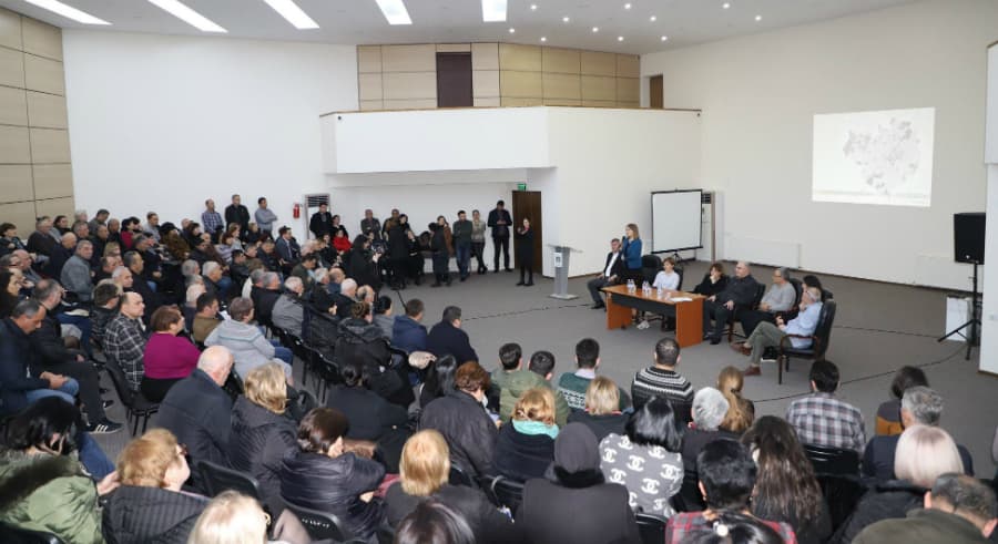 ზუგდიდში, მუნიციპალიტეტის გენგემის საჯარო განხილვა გაიმართა