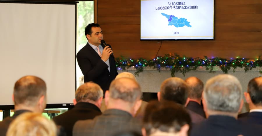 ალექსანდრე მოწერელია – სამეგრელოში 1565 ინფრასტრუქტურული პროექტი განხორციელდა