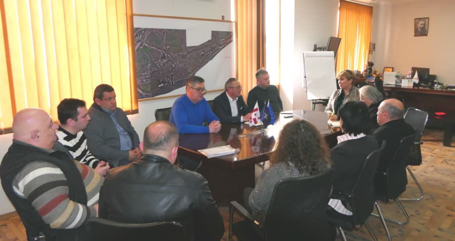 ფოთის მერიაში კორონავირუსის პრევენციული ღონისძიებების ფარგლებში შეხვედრა გაიმართა