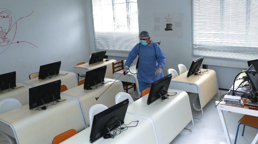 სამეგრელო-ზემო სვანეთის სკოლებისა და ბაღების დეზინფექცირება დასრულდა