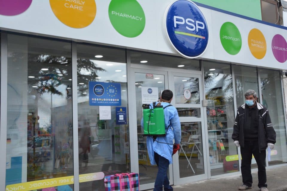 ჩხოროწყუში აქტიურად გრძელდება სადეზინფექციო სამუშაოები