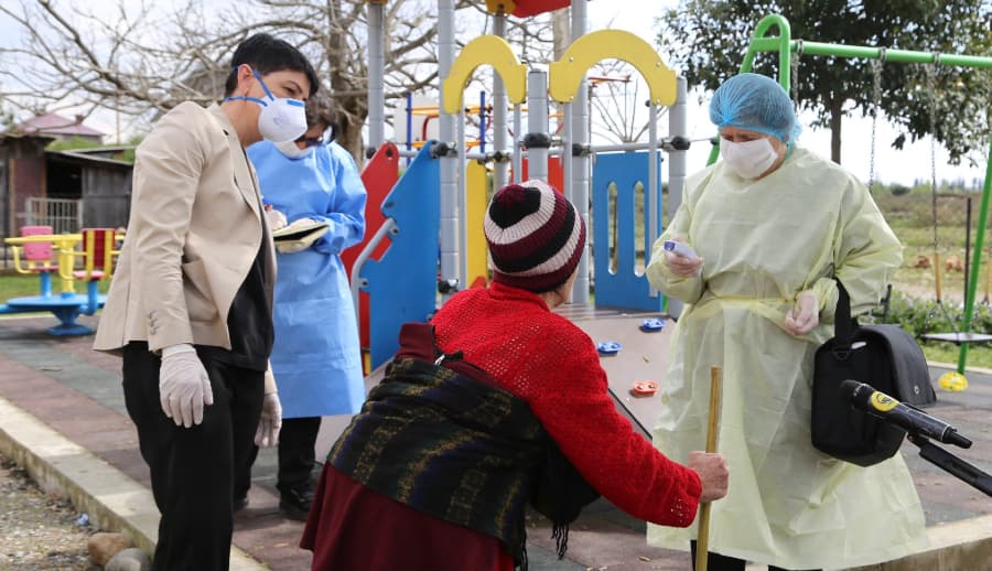 სოფელ ინგირში მოსახლეობისთვის მასიური თერმოსკრინინგი მიმდინარეობს – პროცესს ნინო ვიბლიანი გაეცნო