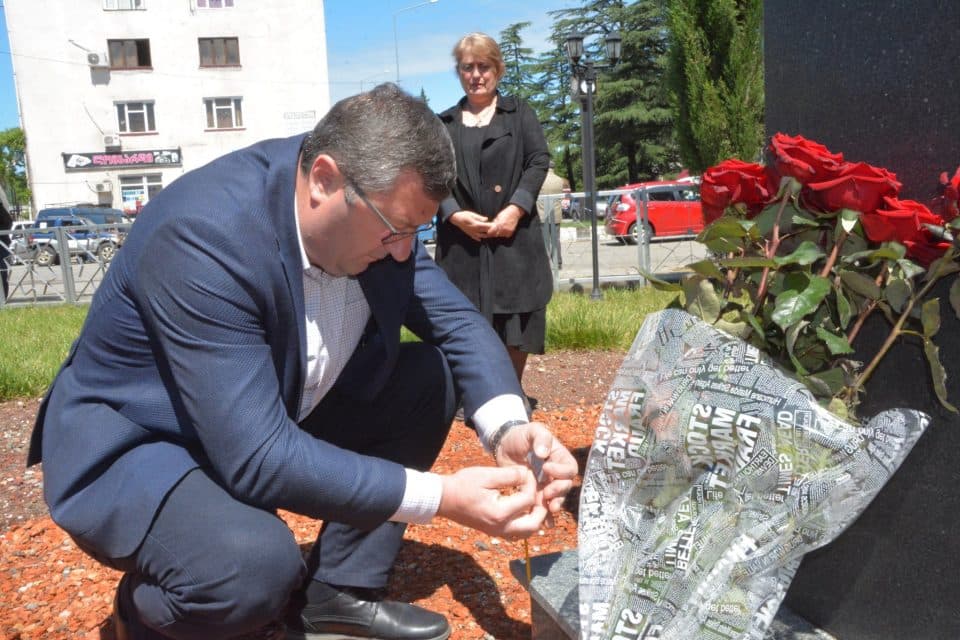 საქართველოს დამოუკიდებლობის დღე ღნიშნეს ჩხოროწყუში