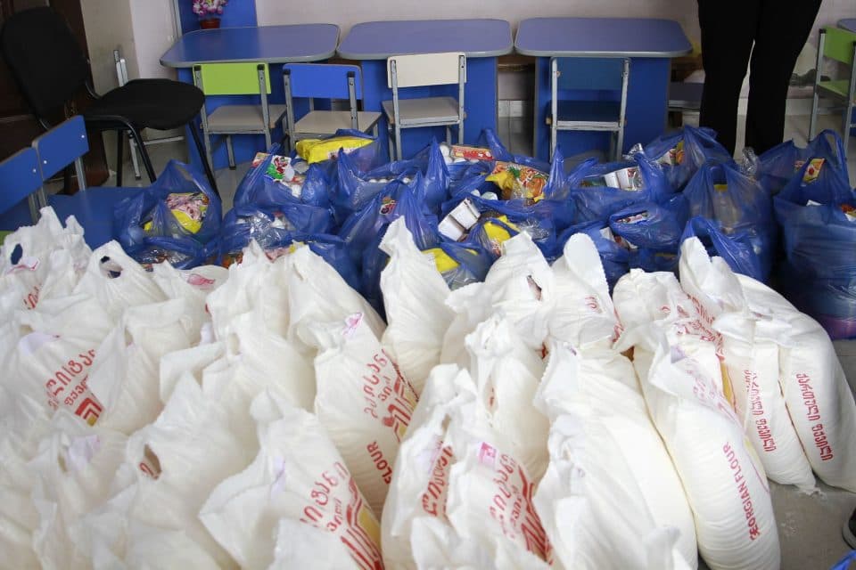 ზუგდიდის საბავშვო ბაღებში პროდუქტის დარიგების მესამე ეტაპი მიმდინარეობს