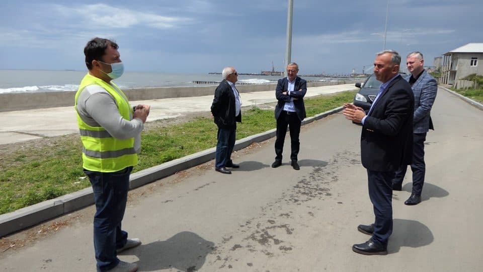 ფოთში ინფრასტრუქტურული პროექტების განხორციელება მიმდინარეობს