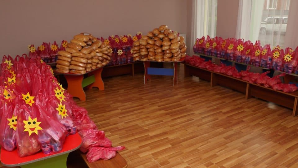 სასურსათო პროდუქტების გაცემის მეხუთე ეტაპი – აღსაზრდელთათვის