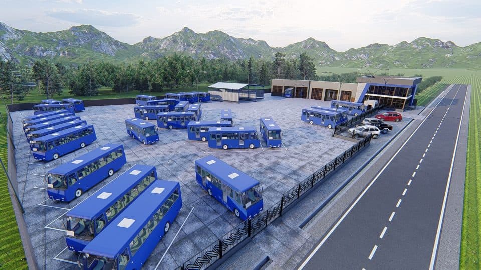 ზუგდიდში ახალი ავტოპარკის მოწყობა მიმდინარეობს