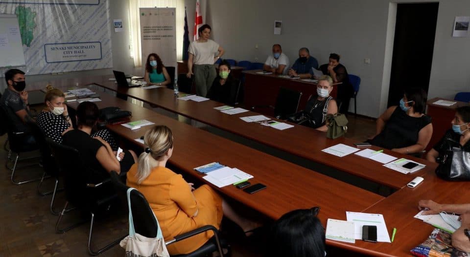 საინფორმაციო შეხვედრა სენაკის მუნიციპალიტეტის მერიაში